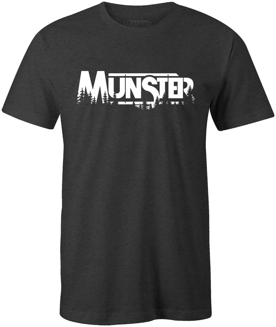 munster tree tee - charcoal heather